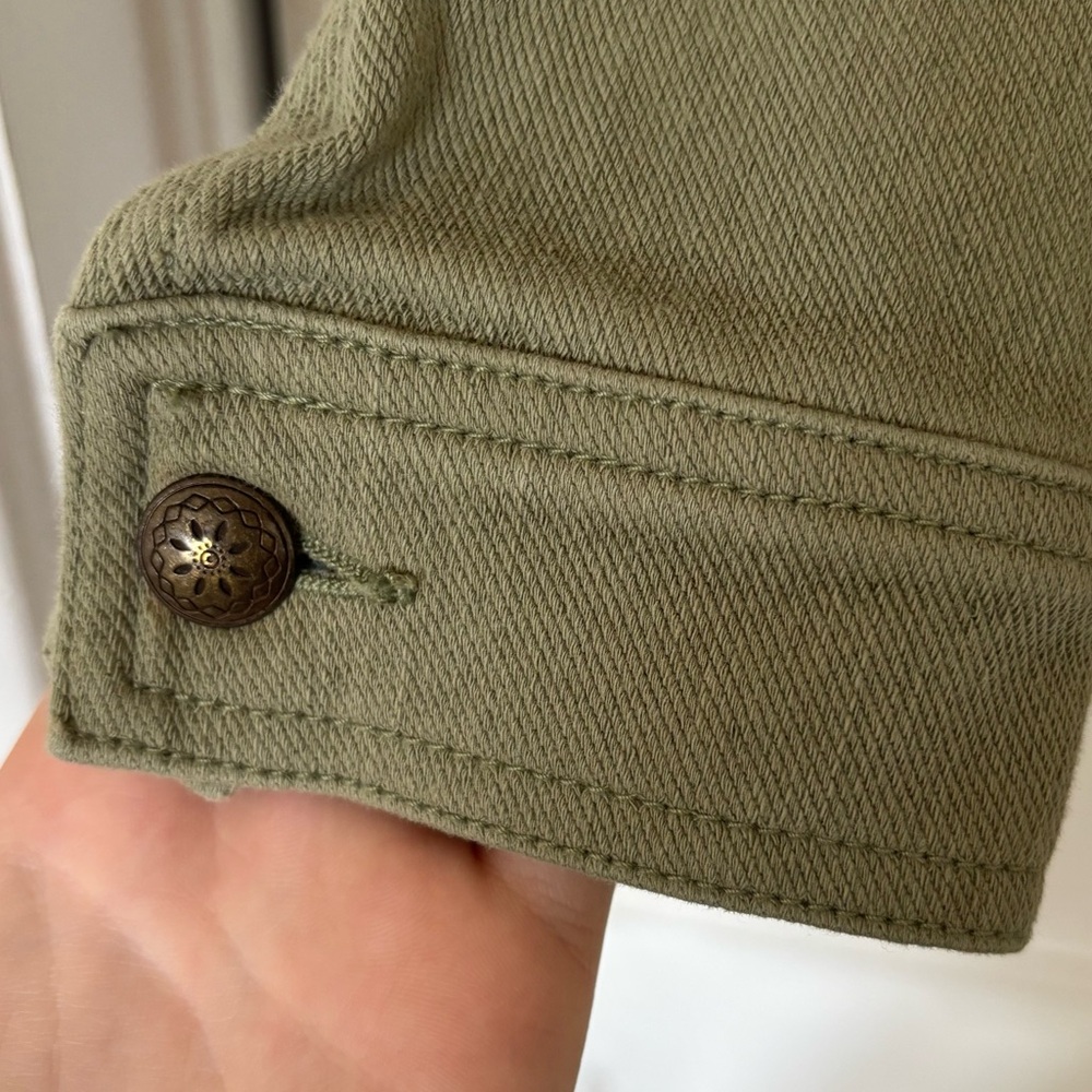 Coldwater Creek Olive Green Utility Jacket for Women - Picture 3 of 5